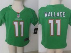 Miami Dolphins #11 Mike Wallace Green Nike Toddler Jerseys