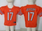 Chicago Bears #17 Alshon Jeffery Orange Nike Toddler Jerseys