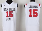 San Diego State #15 Kawhi Leonard White College Jerseys