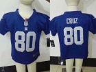 New York Giants #80 Victor Cruz Blue Nike Toddler Jerseys