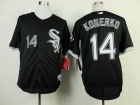 Chicago White Sox #14 Paul Konerko Black Cool Base Jerseys