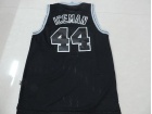 San Antonio Spurs #44 Iceman Black Hardwood Classics Swingman Jerseys