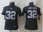 Oakland Raiders #32 Jones-Drew Black Women Nike Limited Jerseys