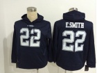 Dallas Cowboys #22 E.Smith Blue Nike NFL Hoodies