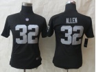 Nike Oakland Raiders #32 Allen Black Women Limited Jerseys