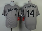 Chicago White Sox #14 Paul Konerko Grey Cool Base Jerseys