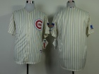 Chicago Cubs Blank Cream 1969 Turn The Clock Jerseys