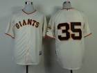 San Francisco Giants #35 Brandon Crawford Cream Cool Base Jerseys