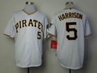 Pittsburgh Pirates #5 Josh Harrison White Cool Base Jerseys