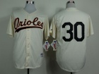 Baltimore Orioles #30 Chris Tillman Cream 1954 Turn Back The Clock Jerseys