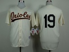 Baltimore Orioles #19 Chris Davis Cream 1954 Turn Back The Clock Jerseys