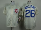 Chicago Cubs #26 Billy Williams Cream 1969 Turn The Clock Jerseys