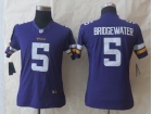 Minnesota Vikings #5 Teddy Bridgewater Purple 2014 Nike Limited Women Jerseys