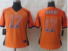 Chicago Bears #17 Alshon Jeffery Orange Nike Drift Fashion Women Jerseys