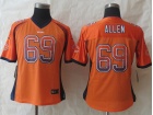 Chicago Bears #69 Jared Allen Orange Nike Drift Fashion Women Jerseys