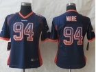 Denver Broncos #94 DeMarcus Ware Blue Nike Drift Fashion Women Jerseys