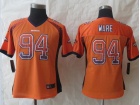 Denver Broncos #94 DeMarcus Ware Orange Nike Drift Fashion Women Jerseys