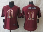 Washington Redskins #11 DeSean Jackson Red Nike Drift Fashion Women Jerseys