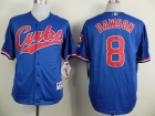 Chicago Cubs #8 Andre Dawson Blue 1994 Turn Back The Clock Jerseys