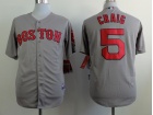 Boston Red Sox #5 Craig Grey New style Cool Base Jerseys