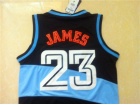 Cleveland Cavaliers #23 LeBron James Blue Hardwood Classic Swingman Jerseys