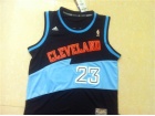 Cleveland Cavaliers #23 LeBron James Blue Hardwood Classic Swingman Jerseys