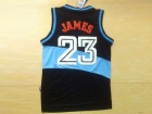 Cleveland Cavaliers #23 LeBron James Blue Hardwood Classic Swingman Jerseys