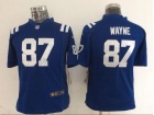 Nike Indianapolis Colts #87 Reggie Wayne Blue Kids Jerseys