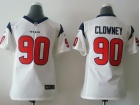 Nike Houston Texans #90 Jadeveon Clowney White Kids Jerseys