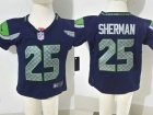 Nike Seattle Seahawks #25 Richard Sherman Blue Toddler Jerseys