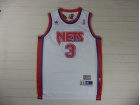 New Jersey Nets #3 Drazen Petrovic White Swingman Jerseys