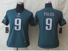 Philadelphia Eagles #9 Nick Foles Green Women Nike Limited Jerseys