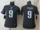 Philadelphia Eagles #9 Nick Foles Black Women Nike Limited Jerseys