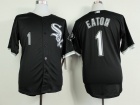 Chicago White Sox #1 Adam Eaton Black Cool Base Jerseys