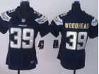 San Diego Chargers #39 Danny Woodhead Dark Blue Women Nike Jerseys