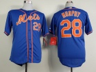 New York Mets #28 Daniel Murphy Blue Cool Base Jerseys