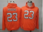 Cleveland Browns #23 Joe Haden Orange Nike NFL Hoodies