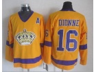 Los Angeles Kings #16 Marcel Dionne Yellow NHL Hockey Jerseys