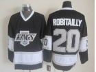 Los Angeles Kings #20 Luc Robitaille Black NHL Hockey Jerseys