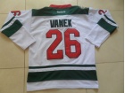 Minnesota Wild #26 Thomas Vanek White Hockey Jerseys