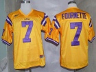 LSU Tigers #7 Leonard Fournette Yellow NCAA Football Jerseys