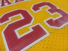 Cleveland Cavaliers #23 LeBron James Yellow Throwback Classic Jerseys