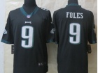 Philadelphia Eagles #9 Nick Foles Black Nike Limited NFL Jerseys