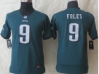 Nike Philadelphia Eagles #9 Nick Foles Green Youth Limited Jerseys