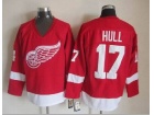 Detroit Red Wings #17 Brett Hull Red NHL Hockey Jerseys