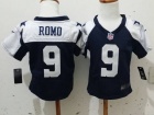 Nike Dallas Cowboys #9 Tony Romo Blue Thanksgiving Toddler Jerseys