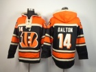 Cincinnati Bengals #14 Andy Dalton Black Nike NFL Pullover Hoodie Sweatshirts