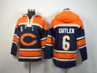 Chicago Bears #6 Jay Cutler Blue Nike NFL Pullover Hoodie Sweatshirts