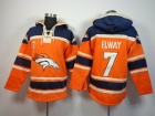 Denver Broncos #7 John Elway Orange Nike NFL Pullover Hoodie Sweatshirts