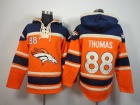 Denver Broncos #88 Demaryius Thomas Orange Nike NFL Pullover Hoodie Sweatshirts